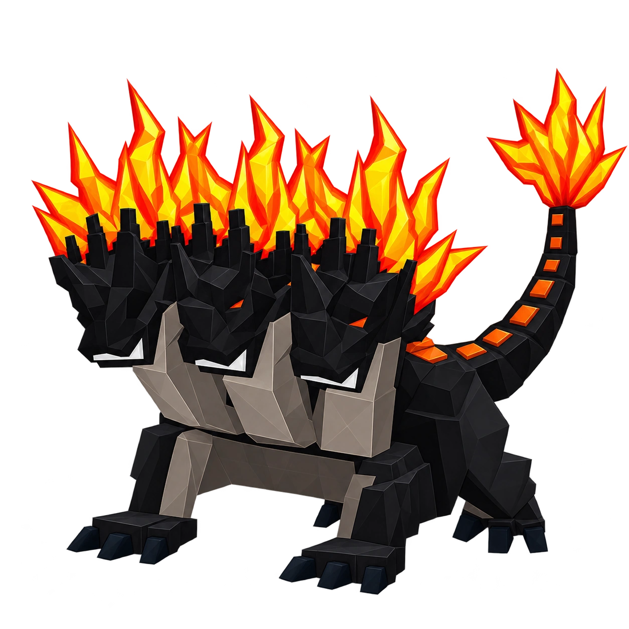 Hellhound, the guardian of Volcano